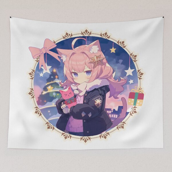 Item preview, Feline Navidad designed and sold by Chibi Cat Art Corner.