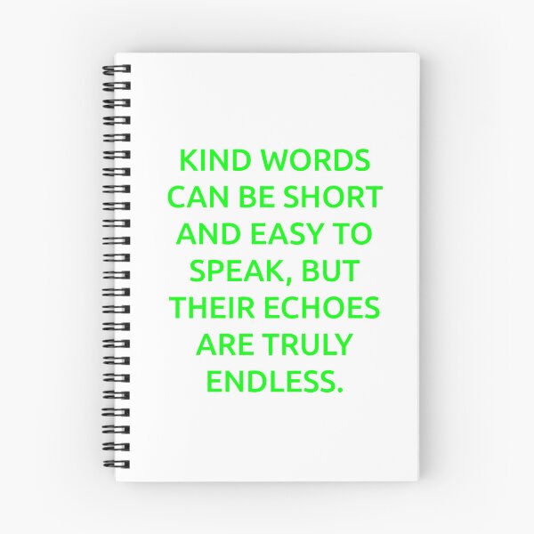 Item preview, Kind words can be short and easy to speak, but their echoes are truly endless. designed and sold by IMCDT.