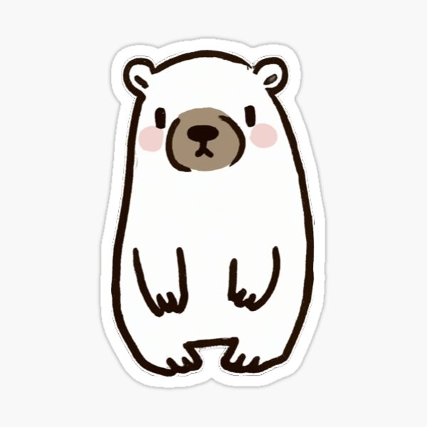 Polar Bear Animated Stickers by 冬梅 李