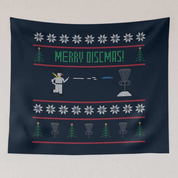 Item preview, Merry Discmas Ugly Christmas Sweater designed and sold by shenanijen.