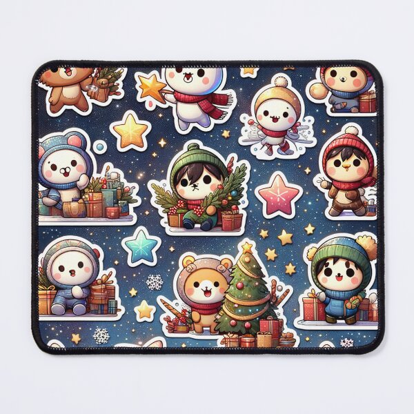 Item preview, Cartoon Christmas Characters designed and sold by VividVirtuoso.