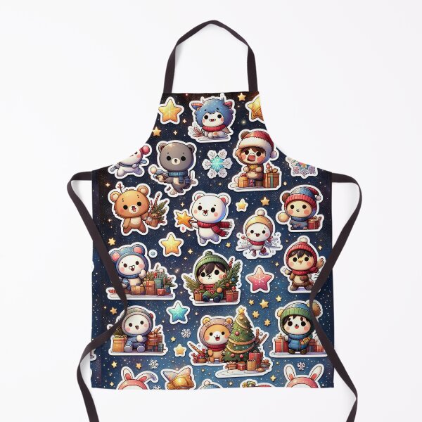 Item preview, Cartoon Christmas Characters designed and sold by VividVirtuoso.