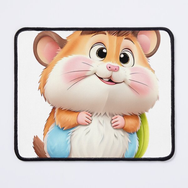 Item preview, Adorable 3D Animated Hamster: A Furry Delight designed and sold by Fenomena Designs.