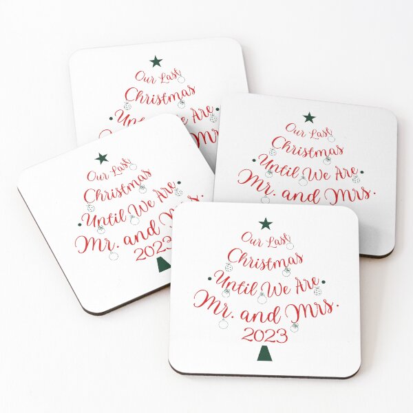 Item preview, Funny Couple Our Last Christmas Until We Are Mr &  Mrs 2023. designed and sold by ArtByKatti.