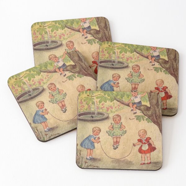 Item preview, Children at play- ilustration from a vintage childrens book designed and sold by stevepaint.