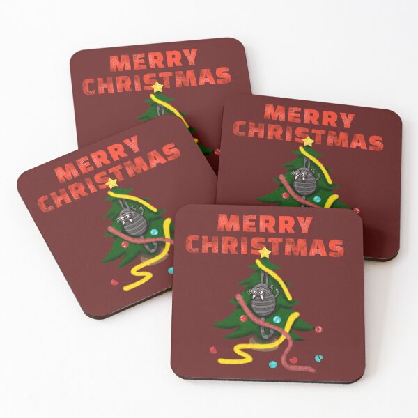 Item preview, Merry Christmas funny cat designed and sold by La Loca.