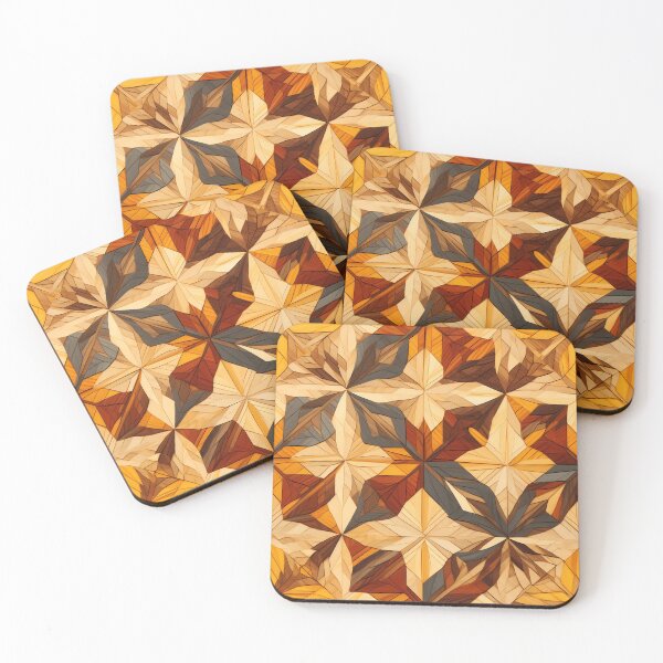 Item preview, Marquetry Pattern designed and sold by SideSignal.