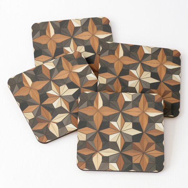 Item preview, Marquetry Pattern designed and sold by SideSignal.