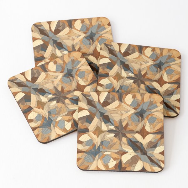 Item preview, Marquetry Pattern designed and sold by SideSignal.