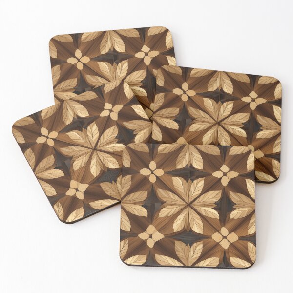 Item preview, Marquetry Pattern designed and sold by SideSignal.
