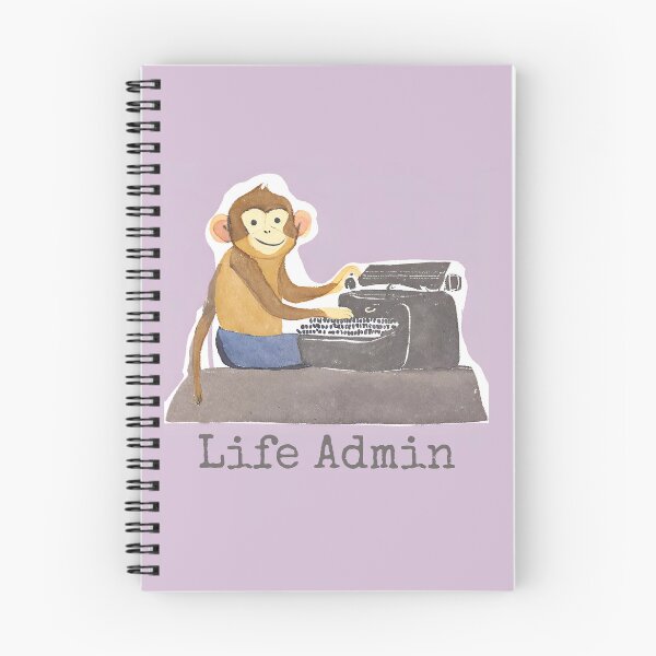 Item preview, Monkey Life Admin Typist  designed and sold by AnimaliaStar.