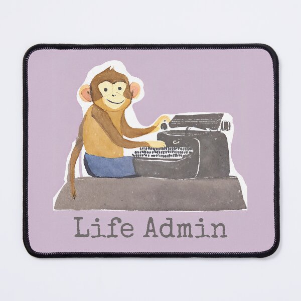 Item preview, Monkey Life Admin Typist designed and sold by AnimaliaStar.