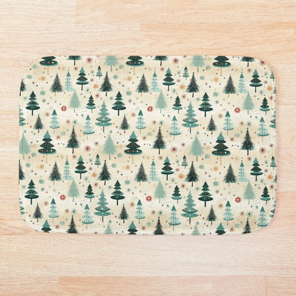 Aperçu de l'œuvre Arbres de Noël rétro créée et vendue par Fizzycat.