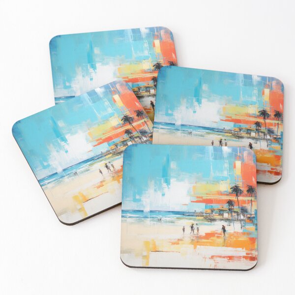 Artikelvorschau, Entdecken Sie "Simplistic & Minimalistic Vintage Sunset" Abstrakte Kunst entworfen und verkauft von ArtificialGenes.