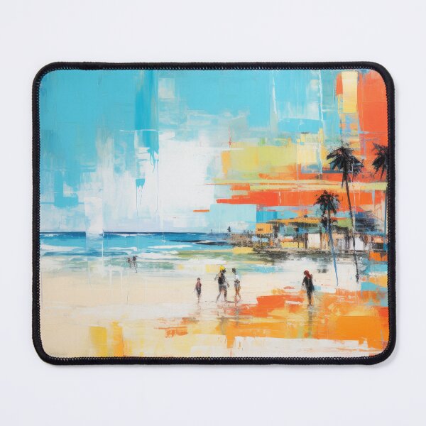 Artikelvorschau, Entdecken Sie "Simplistic & Minimalistic Vintage Sunset" Abstrakte Kunst entworfen und verkauft von ArtificialGenes.