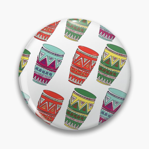 Item preview, Colorful African Drum Pattern  designed and sold by Seedcap7.