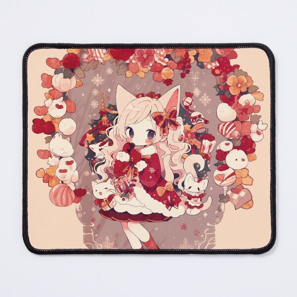 Item preview, Purrfectly Festive designed and sold by Chibi Cat Art Corner.