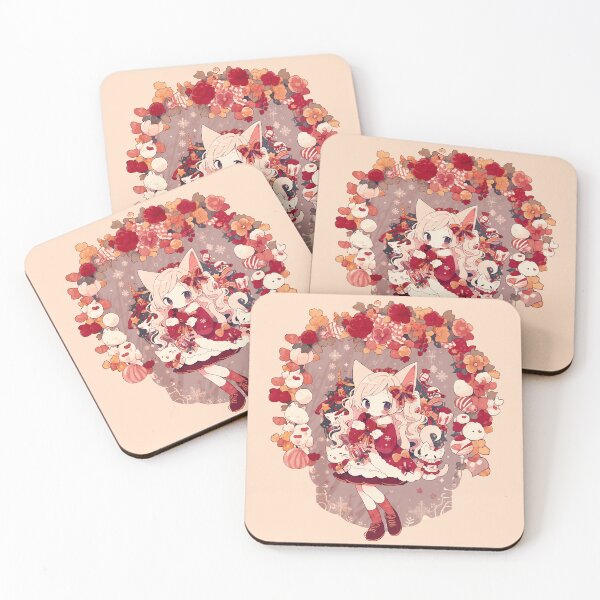 Item preview, Purrfectly Festive designed and sold by Chibi Cat Art Corner.