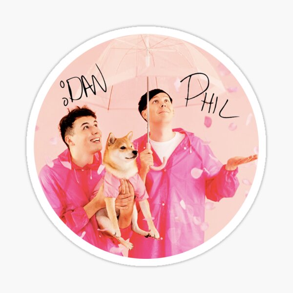 Item preview, dan and phil aesthetic shiba inu  designed and sold by starsnstickers.