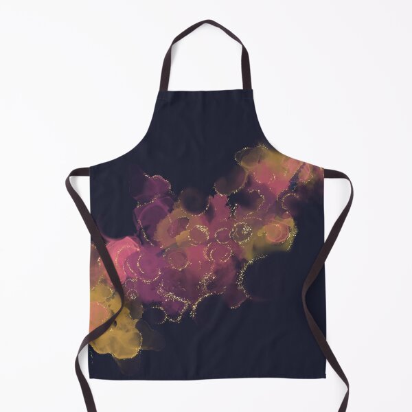 Item preview, Pastel Pink & Gold Abstract Ink - Dark designed and sold by WestCoastWoods.