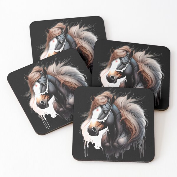 Item preview, BLACK HORSE WITH BROWN HAIR 1  designed and sold by justyna-s28.