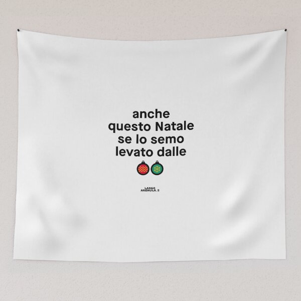 Item preview, ANCHE QUESTO NATALE (maglia bianca) designed and sold by largoarenula2.