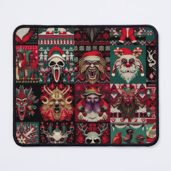 Item preview, Krampus Night: A Dark Christmas Patchwork designed and sold by ZinniasGothShop.