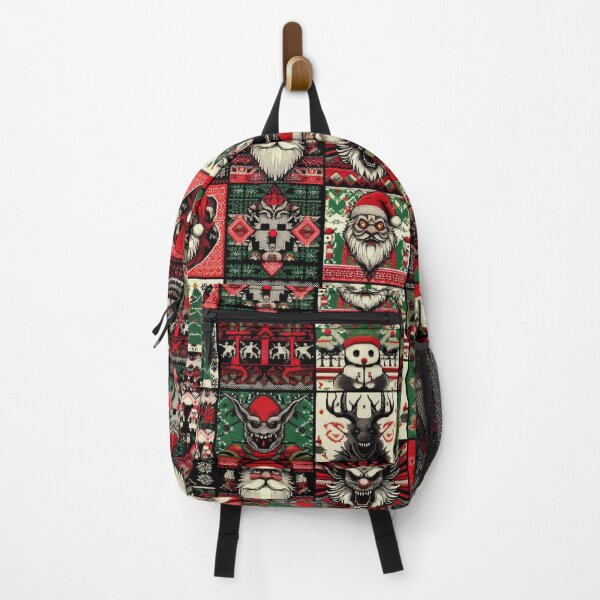 Item preview, Creepy Pasta Christmas: A Santa, Snowmen, and Krampus Patchwork designed and sold by ZinniasGothShop.