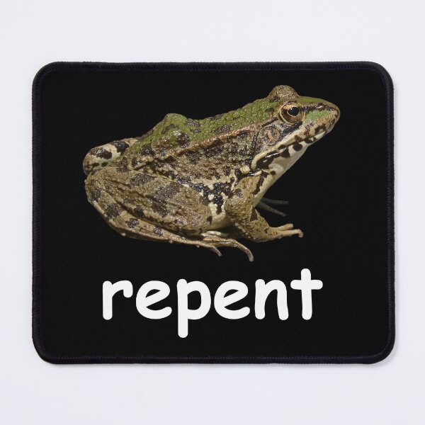 Item preview, Repent Frog Meme Aesthetic Y2K Weirdcore  designed and sold by fomodesigns.