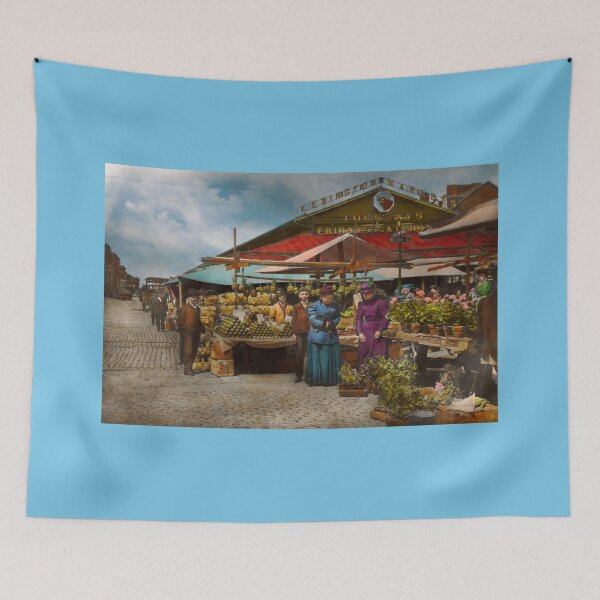 Item preview, City - Lexington market, Baltimore, Maryland 1890 designed and sold by Mike Savad Photography.