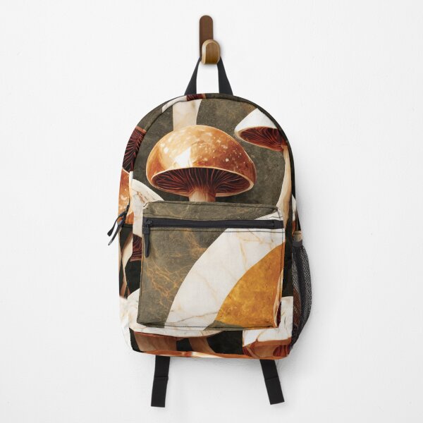 Item preview, Marble Mushrooms in Warm Coppery Brown and White designed and sold by RoomShiners.