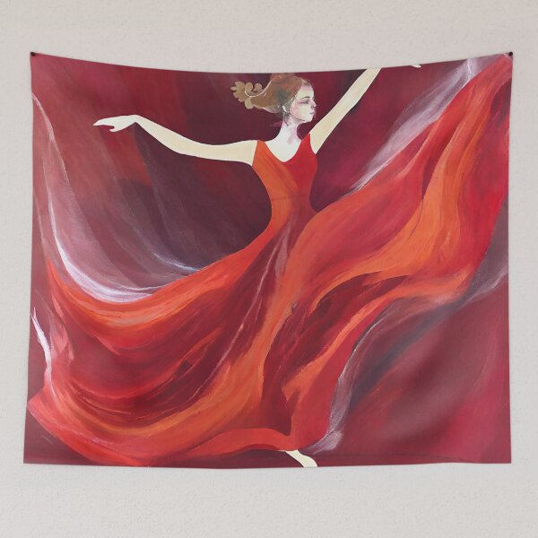 Item preview, a dancer flows Girl with beauty and grace. designed and sold by Modern-Tropical.
