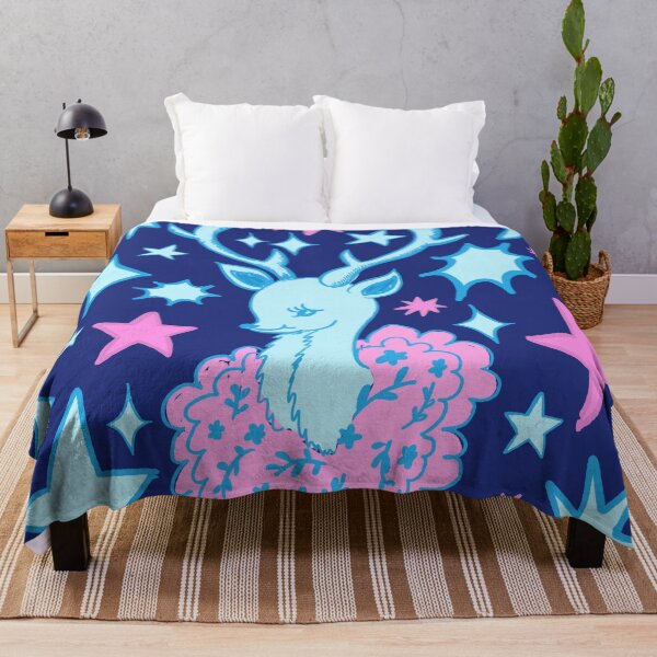 Item preview, Retro Cute Deer, Navy Blue and Pink designed and sold by Daydreamer Alley.