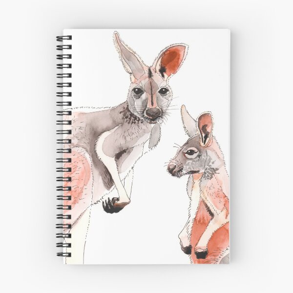Item preview, Canguro Fauna Australiana madre y joey designed and sold by blueidesign.