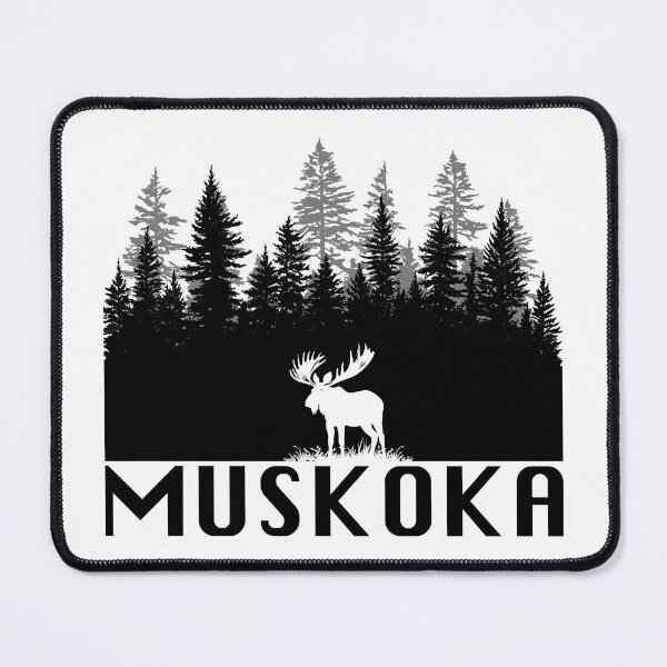 Item preview, Muskoka and Moose (Black Lettering) designed and sold by VelvetRoom.