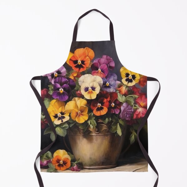 Item preview, Colorful Blooming Pansies designed and sold by Myra365Art.