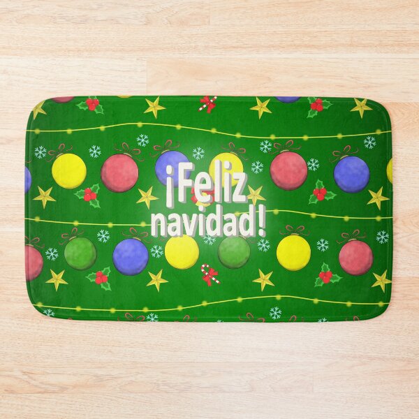 Item preview, feliz navidad bolas designed and sold by ZiphGames.