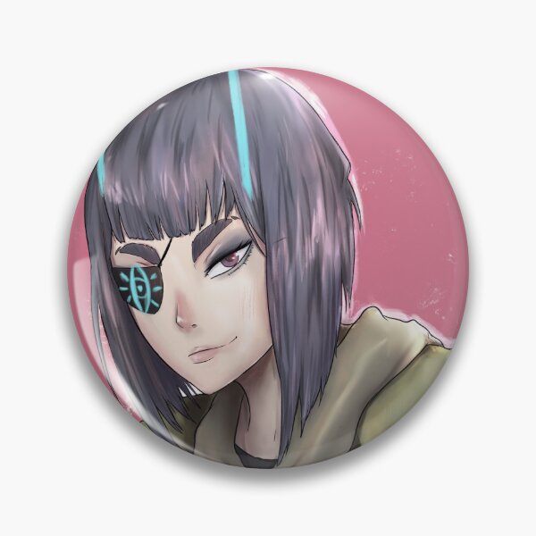 Item preview, Girl with horns and eyepatch designed and sold by sketchood.