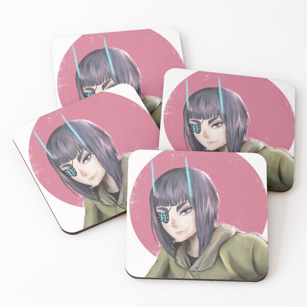 Item preview, Girl with horns and eyepatch designed and sold by sketchood.