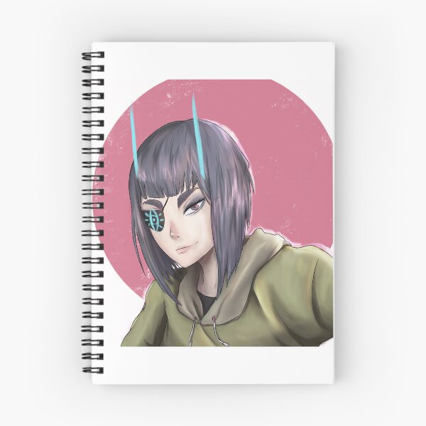 Item preview, Girl with horns and eyepatch designed and sold by sketchood.