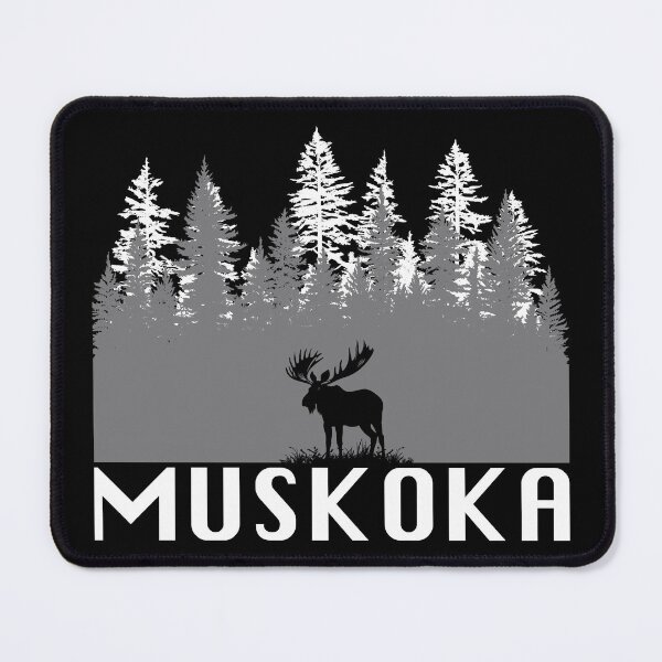 Item preview, Muskoka and Moose (Grey Lettering) designed and sold by VelvetRoom.