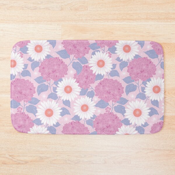 Item preview, Hydrangeas and Daisies Pattern designed and sold by meghanmarie.