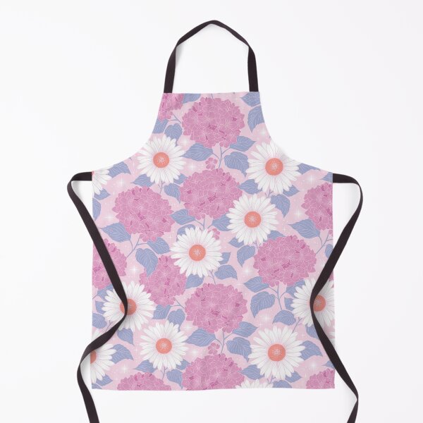 Item preview, Hydrangeas and Daisies Pattern designed and sold by meghanmarie.
