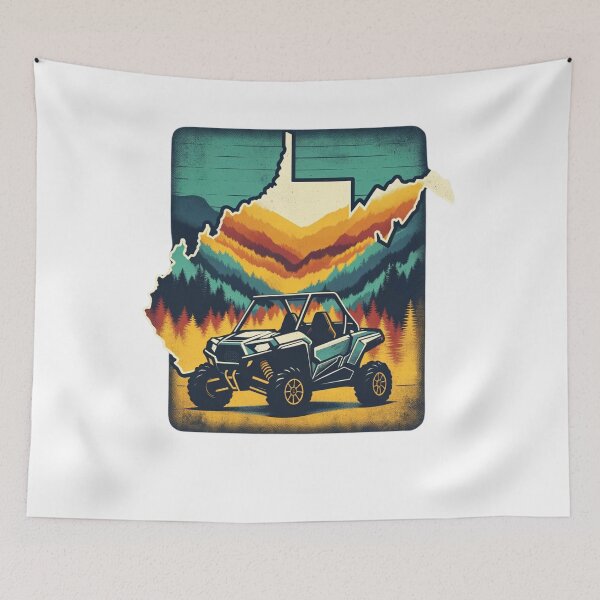 Item preview, West Virginia Trail Rider Mountain Scape Var 1 designed and sold by TugForkFinds.