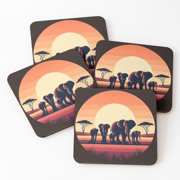 Item preview, Elephants at Twilight designed and sold by Useeh.