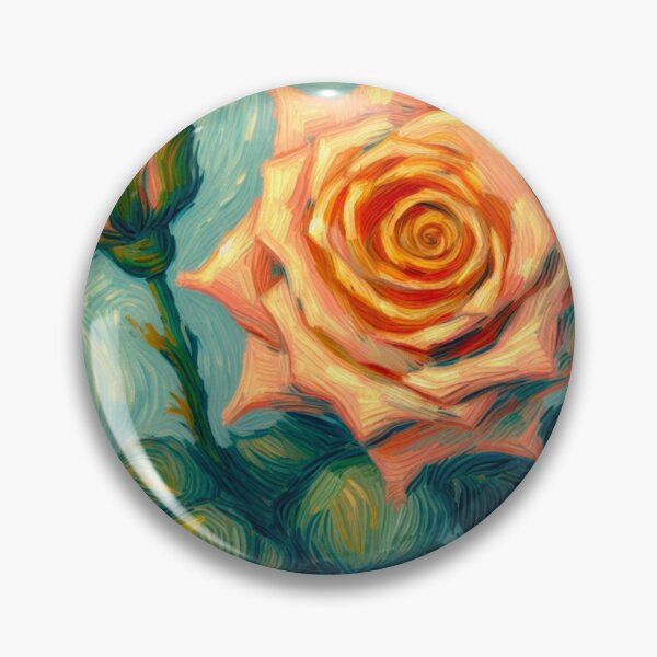 Item preview, Peach Rose Painting designed and sold by Star-Fragment.