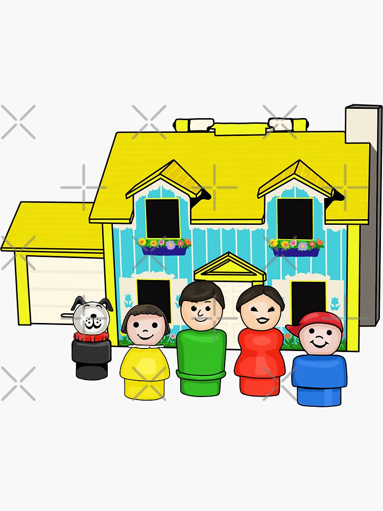 Yellow House Decal