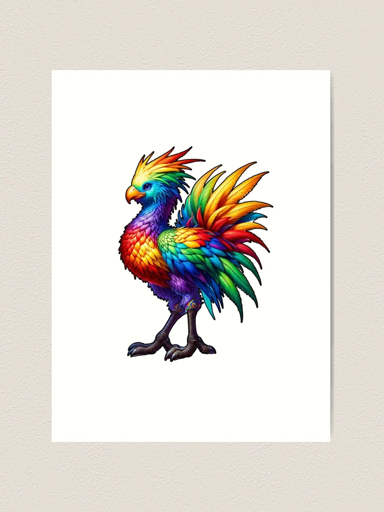 絵画 CHOCOBO RED Robbo colored sketch commission — Weasyl
