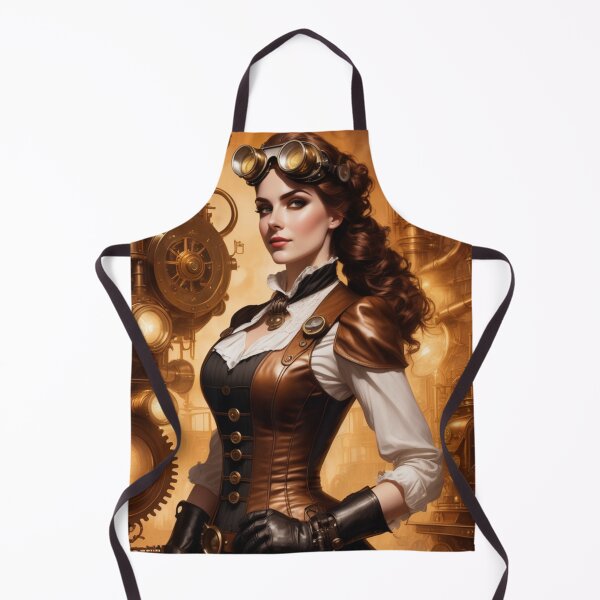 Item preview, Steampunk World - Woman Inventor Victorian Brass and Copper Gadgets Steam Machines designed and sold by Butler in the Home.