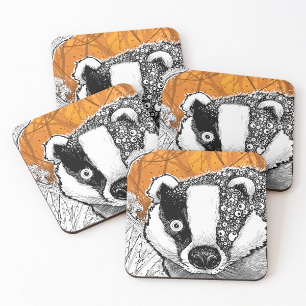 Item preview, Badger Badger Badger designed and sold by AFewSmallFish.